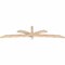 Ekena Millwork Davenport Smooth Timber Gable Bracket, Douglas Fir, 108"W x 27"H x 3 1/2"D x 3 1/2"F, 6/12 Pitch GBW108X27X0404DAV00SDF - alternate 4